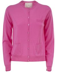 Vanisé - Cashmere Cardigan With Patch Pockets - Lyst