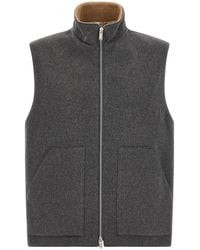 Lardini - Wool Vest - Lyst