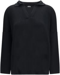adidas By Stella McCartney - Adidas By Stella Mccartney Wool Polo Collar Sweater - Lyst