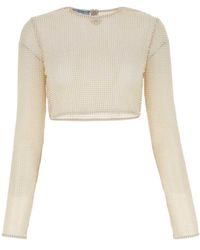 Prada - Sand Beads Top - Lyst