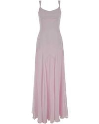 McQueen - Fitted Maxi Dress - Lyst