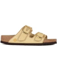 Birkenstock - Arizona Big Buckle Natural – Woven Textile Sandal - Lyst