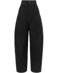 Balenciaga - Barrel Leg Jeans - Lyst