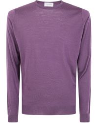 John Smedley - "Lundy" Crewneck Long Sleeves Pullover - Lyst