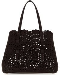 Alaïa - Alaia Brun Fume Mina 25 Nabuck - Lyst