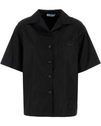 Prada - Gabardine Shirt Nylon - Lyst