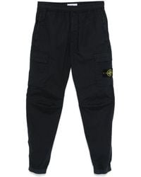 Stone Island - Cotton Cargo Trousers - Lyst