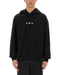 Jil Sander - Logo Cotton Hoodie - Lyst
