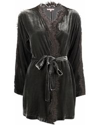 Gold Hawk - Velvet Long Duster - Lyst