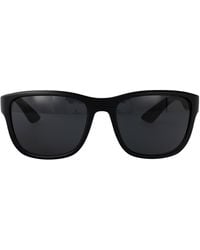 Prada Linea Rossa - Rubber Nylon Sunglasses - Lyst