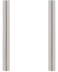 McQueen - Cross-Bar Earrings - Lyst