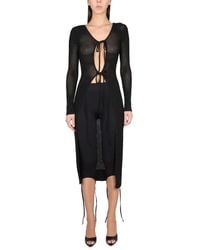 ANDREADAMO - Andreadamo Long Perforated Jersey - Lyst