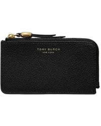 Tory Burch - Romy Leather Card Case - Lyst