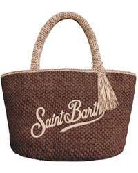 MC2 Saint Barth - Saint Barth Chocolate Cotton Bag - Lyst