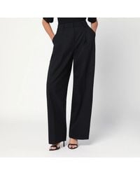 THE LATEST - Thelatest Wide-Leg Wool Blend Trousers - Lyst
