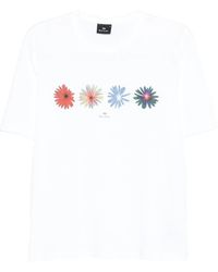Paul Smith - Ps Paul Smith Organic Cotton Printed T-Shirt - Lyst