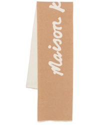 Maison Kitsuné - Maison Kitsuné Handwriting Scarf - Lyst