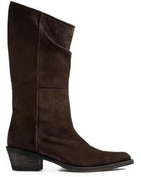 KHAITE - Clive Leather Boots - Lyst