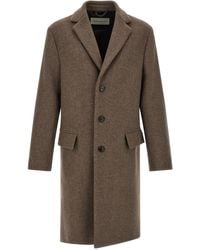 Dries Van Noten - 'Rustic' Wool Coat - Lyst