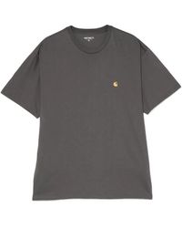 Carhartt - Logo Cotton Polo Shirt - Lyst