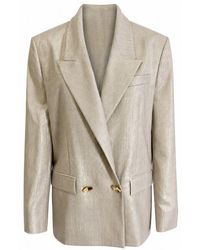 Pinko - Polyester Viscose Jacket - Lyst