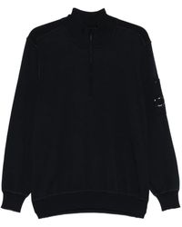 C.P. Company - C.P.Company Half Zip Lens Sweater - Lyst