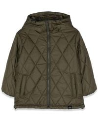 Aspesi - Quilted Down Jacket With Hood - Lyst