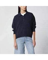Anine Bing - Cashmere Polo Sweater - Lyst