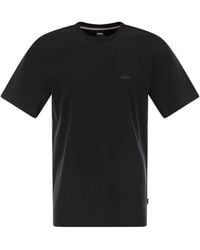 BOSS - Cotton Jersey T-Shirt With Logo - Lyst