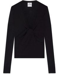 Courreges - Courregès Sweater Twist Light Knit - Lyst