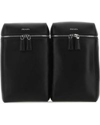 Prada - Leather Backpack - Lyst