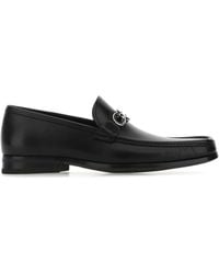Ferragamo - Salvatore Leather Loafers - Lyst