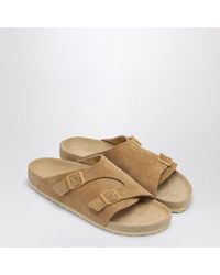 Birkenstock - Slide Zürich Exquisite Cream Coloured - Lyst