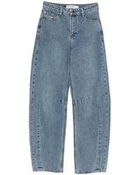 Self-Portrait - Wide Leg Denim Jeans - Lyst