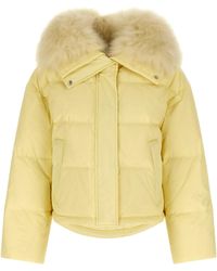 Army by Yves Salomon - Fur Insert Down Jacket - Lyst
