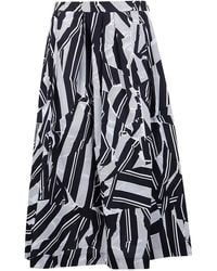 Dries Van Noten - "Soni" Midi Skirt - Lyst