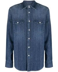 Boglioli - Denim Button-Down Shirt - Lyst