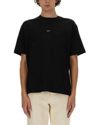 A.P.C. - Boxy Micro Logo Cotton Crew-Neck T-Shirt - Lyst