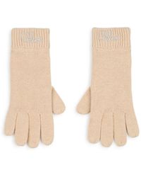 Chloé - Gloves With Logo - Lyst