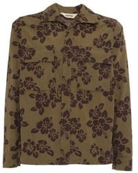 Aspesi - Jarvis Shirt With Flowers - Lyst