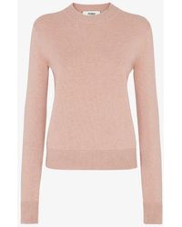 Fendi - Crew Neck Ws Logo Back - Lyst