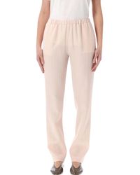 Loulou - Scot Straight Trousers - Lyst