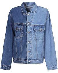 E.L.V. Denim - Denim Cotton Jacket - Lyst