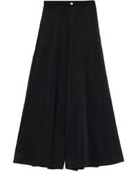 forte_forte - Voile Cotton And Silk Trousers - Lyst