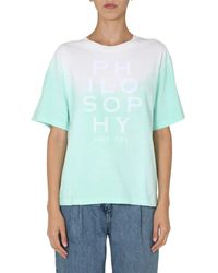 Philosophy Di Lorenzo Serafini - Crew Neck T Shirt - Lyst