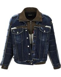 DSquared² - Multilayer Denim Jacket - Lyst
