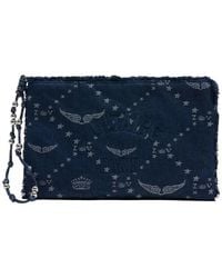 Zadig & Voltaire - Zadig&Voltaire Angel Clutch Bag - Lyst