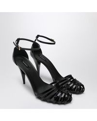 Givenchy - Patent Leather Cage Heeled Sandals - Lyst