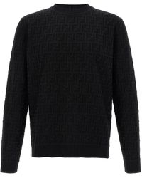 Fendi - Ff Jacquard Sweater - Lyst