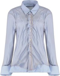 Maison Margiela - Striped Cotton Shirt - Lyst
